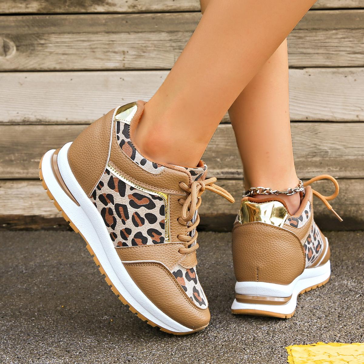 

Leopard Print Casual Sports For Women s Foreign Trade Large Size sport Shoes 42 хакі