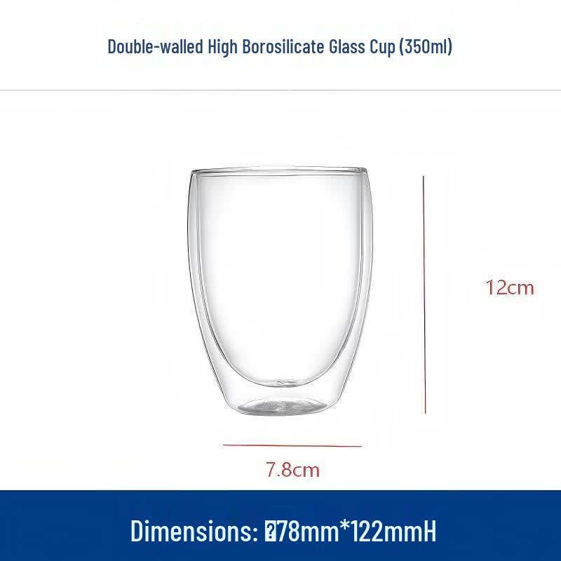 Double-layer High Borosilicate Glass Coffee Cup