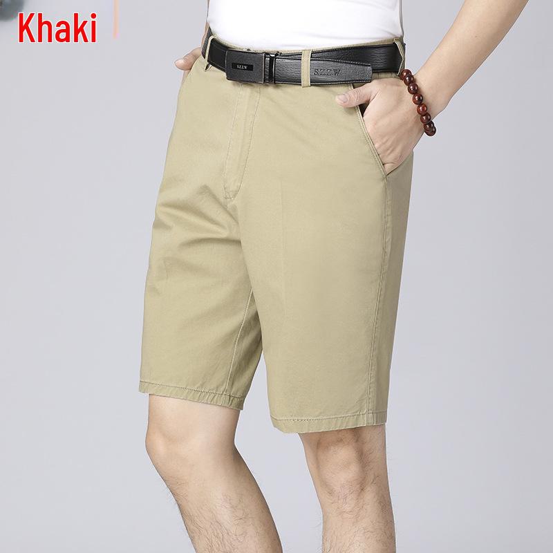 Pánské ležérní letní šortky z čisté bavlny pro táty a dědečky středního věku