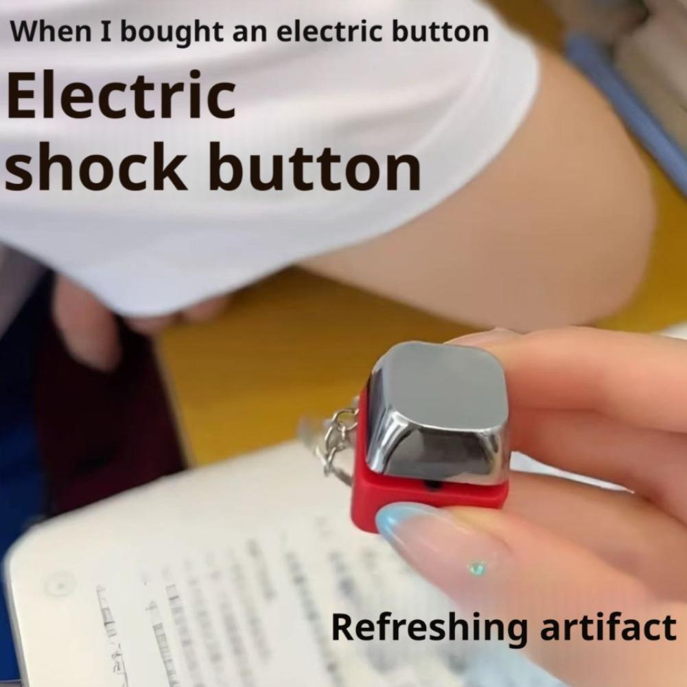 Portable Electric Trick Plaything For Kids Keychain Discreet Hand Shock Prank Gadget Cool Playful Gifts For Friends