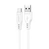 Cable for Phone USB - USB-C 3A 1.2m White
