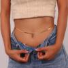 Stainless Steel Double-layer Flat Snake Chain Waist Jewelry for Women