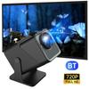 Proiettore 720P WiFi BT5.2 Sistema Android 11 Proiettore cinematografico girevole a 180 gradi con display da 220 pollici