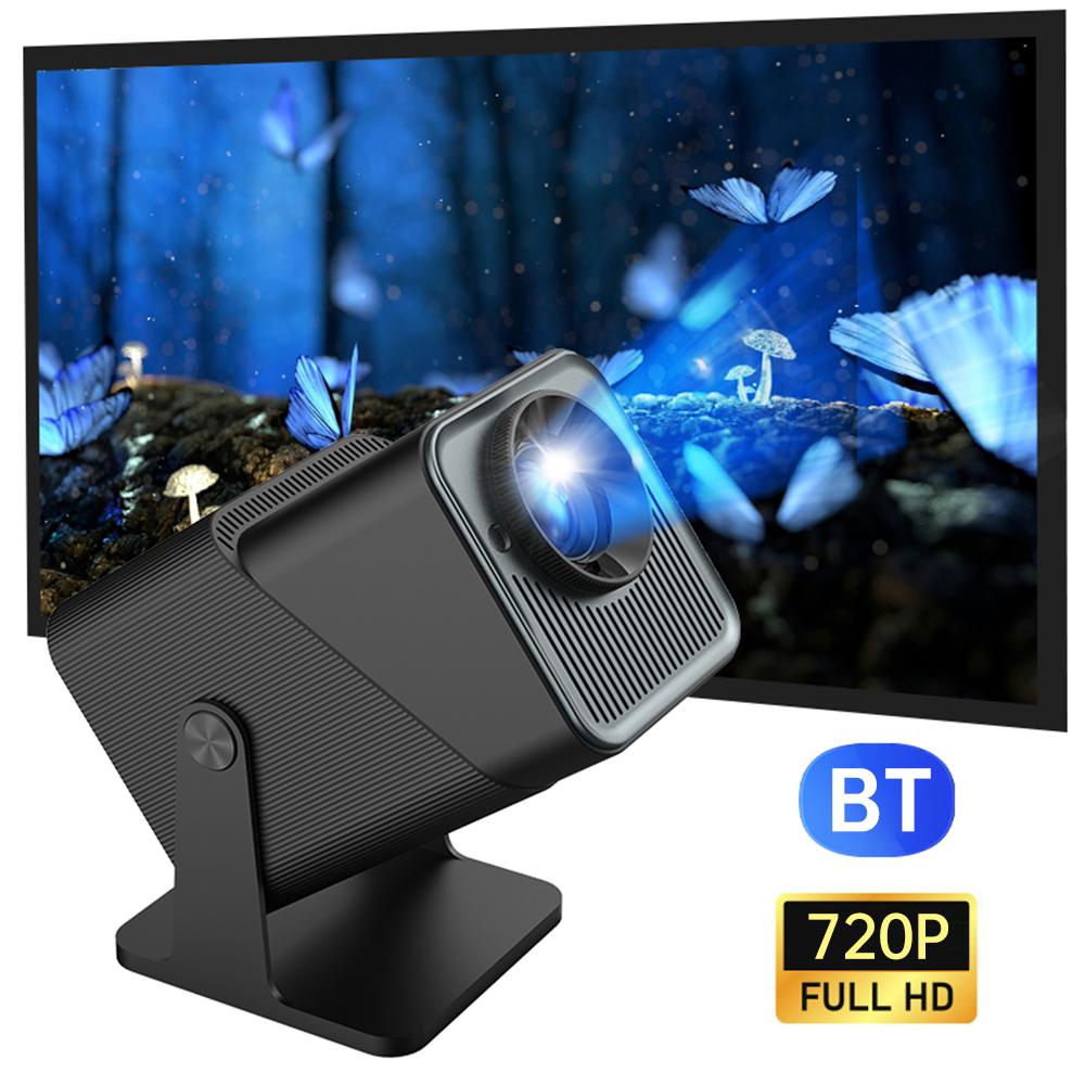 Proiettore 720P WiFi BT5.2 Sistema Android 11 Proiettore cinematografico girevole a 180 gradi con display da 220 pollici
