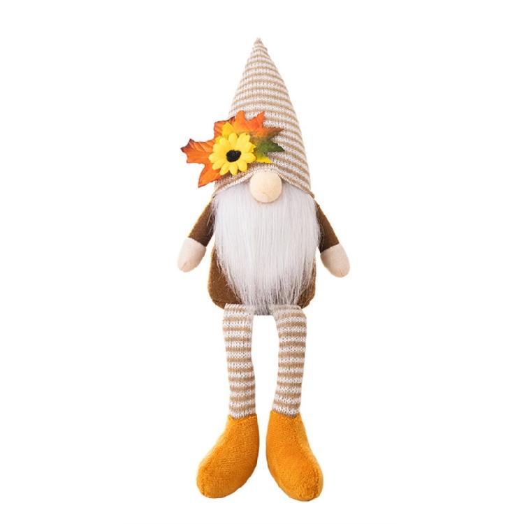 Thanksgiving Gnome Hat Maple Leaf Season Kitchen Tray Decoration