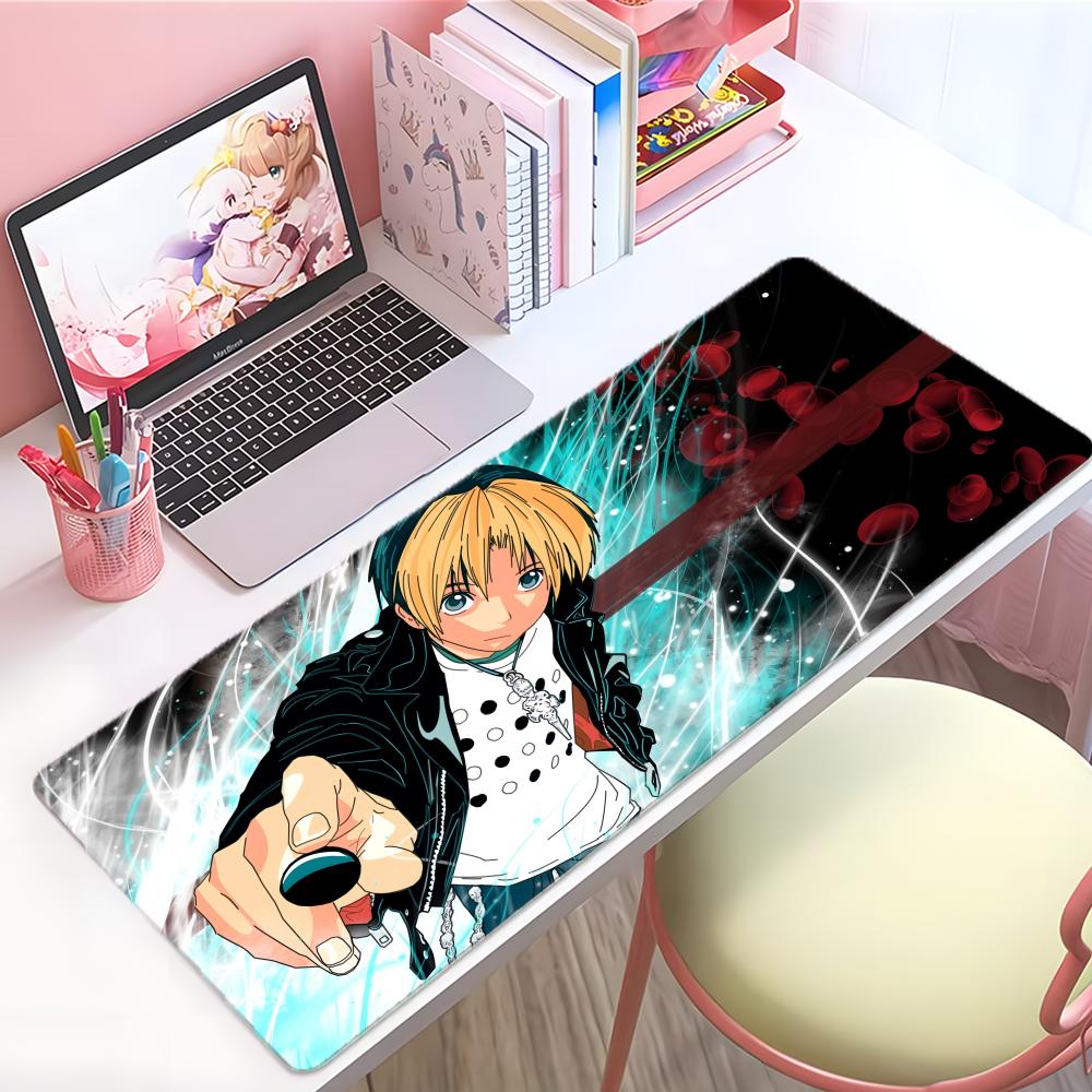 Quiet Strategic Anime Hhika Ru No Go Mouse Pad Large Thick Desk Pad Stitched Edges Gaming Mouse Mat For Pc