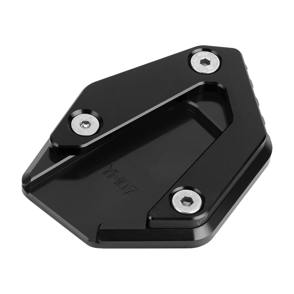 Kickstand Extension Pad Anti Slip Side Stand Support Fit for Yamaha MT 07 FZ 07 TRACER 700 2014 2019(Black )