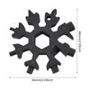Snowflake Multitool Snow Multitool Screwdriver Bike Tool Keychain Bag Hex Wrench Key Bottle Opener Maintenance