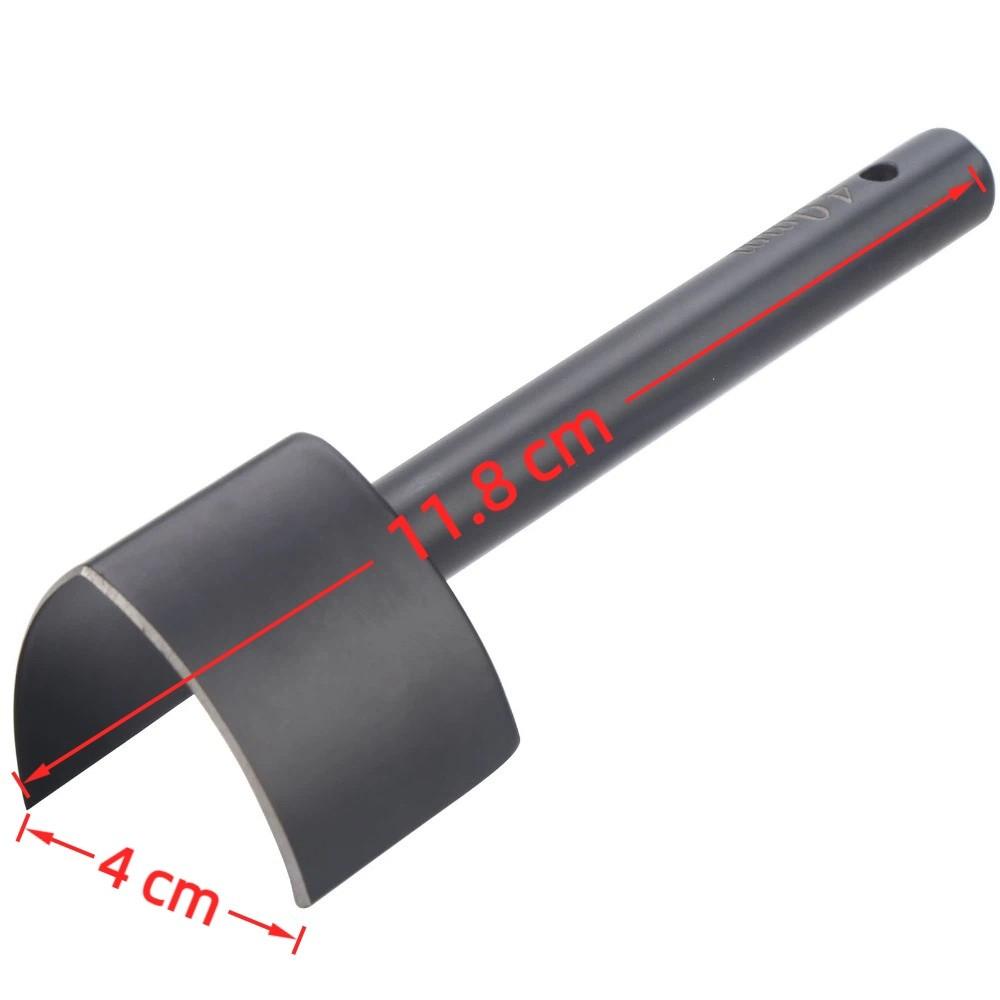 25mm / 30mm / 40mm V Shape Cutter Punch Carbon Steel Heat-Treated Leather Punch Tool Belt End Cutter DIY Leather Craft