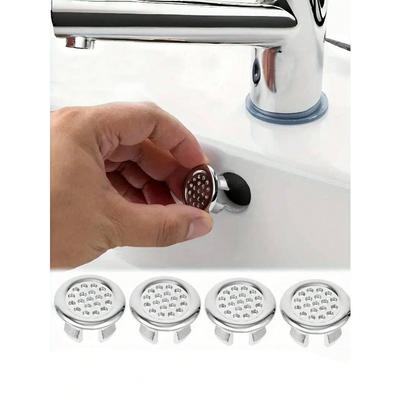 Basin Countertop Vessel Sink Art Basin Overflow Drain Plug Accessories, White Decorative Home Bathroom Decor Fall Decor Bathroom Accessories