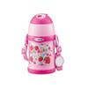 ZOJIRUSHI בקבוק מים נירוסטה מגניב לילדים בקבוק ספורט 2 כיווני קש וכוס סוג 450 מ"ל ורוד SC-ZT45-PA