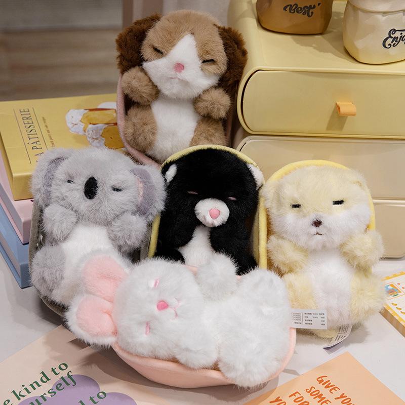 Cute Cradle Animal Koala Bunny Doll Plush Toy Puppy Cat Doll Children's Ragdoll