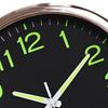 Clocks Night Light Non Ticking Modern The Dark Hanging Watches Luminous Wall Clock for Bedroom