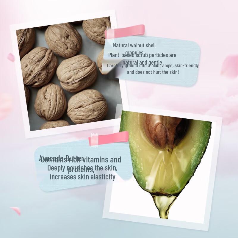 Kustie Sakura Dual-Effect Niacinamide Scrub & Silky Lotion Set