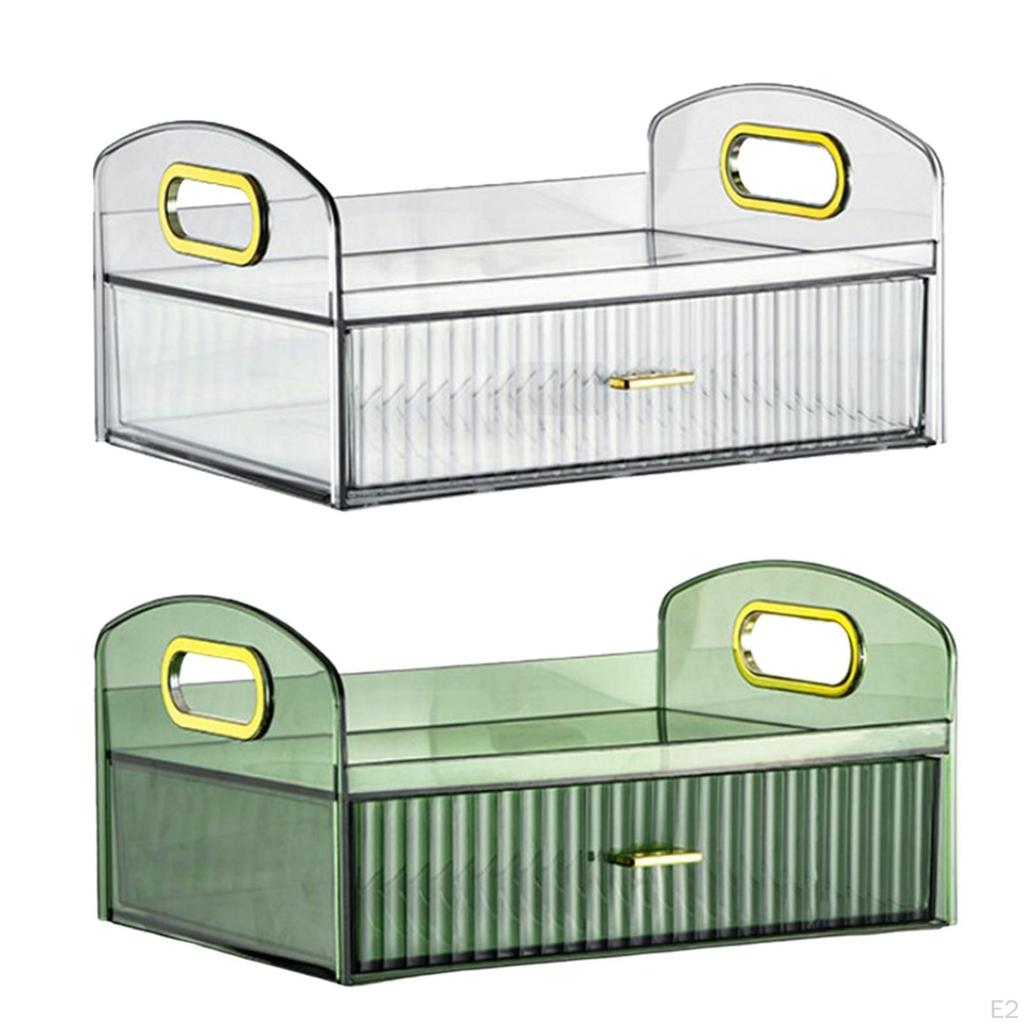 Makeup Storage Box Countertop Organizer Desktop Display Container for Perfume Lipstick Dresser