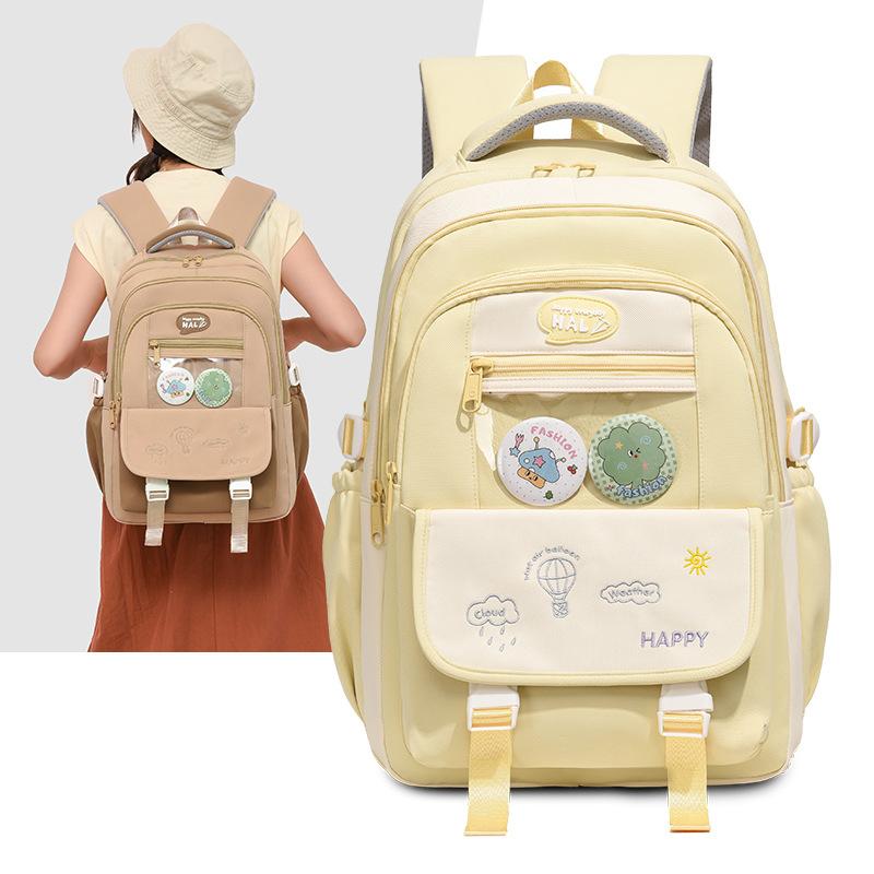 Backpack Korean version of college style light and fresh girl backpack campus class outdoor travel student schoolbag