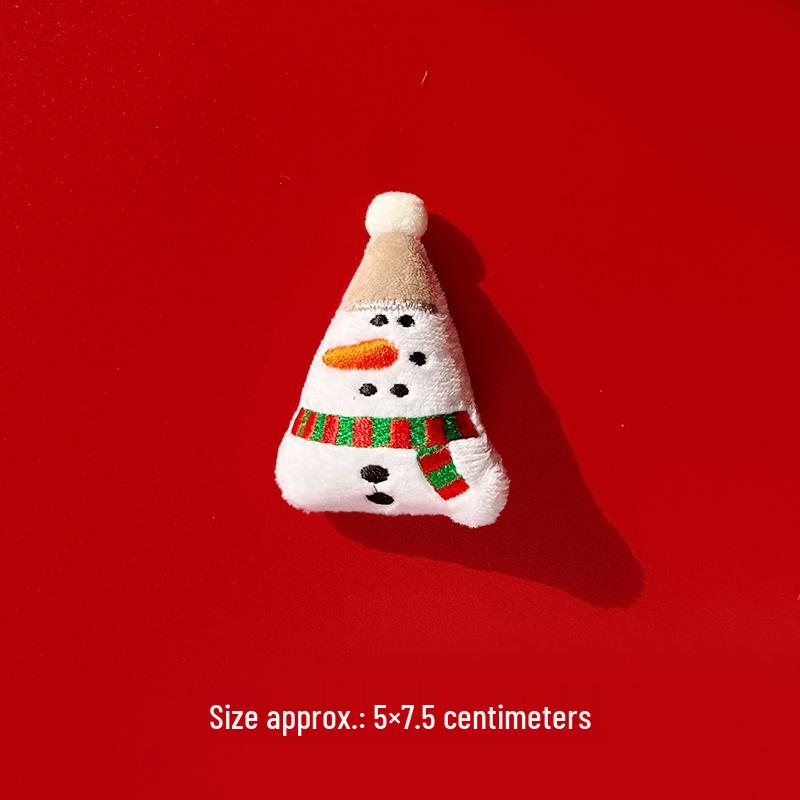 Women’s Cute Christmas Plush Doll Brooch - Festive Pin for Sweaters, Scarves, or Bags