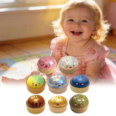 Dumpling Squishy Simulation Ball Ornament Soft Decompression Decorations Funny Squeeze Fidget Gifts Children's Day Gift Gift