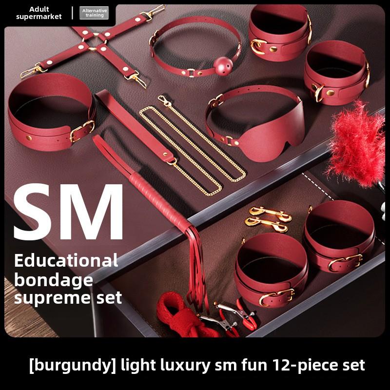 High-quality Light Luxury Milk Clip Bundled Couple Flirting Adult Bondage Sex Products SM Alternative Toys Jouet Adultesexe Kit