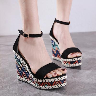 Wedge Sandals Women Platform Shoes Luxury Designer Ladies Comfortable Party Sandals Summer Footwear