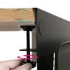 No Drill Under-desk Laptop Tray Desk Mount Clamp On Desk Shelf Hanging Desk Organizer  Home