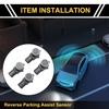 4 Pcs Bumper Backup Parking Sensor for Ram 1500 2500 3500 2011-2017 Reverse Parking Assist Sensor No.1EW63AXRAA/1EW63TZZAA Black