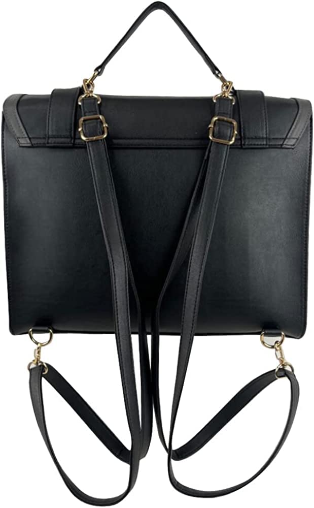 Satchel Bag 3way Backpack 3way Bag Square Bag Bag School Bag Rucksack Retro Bag Editor's (Dark Brown)