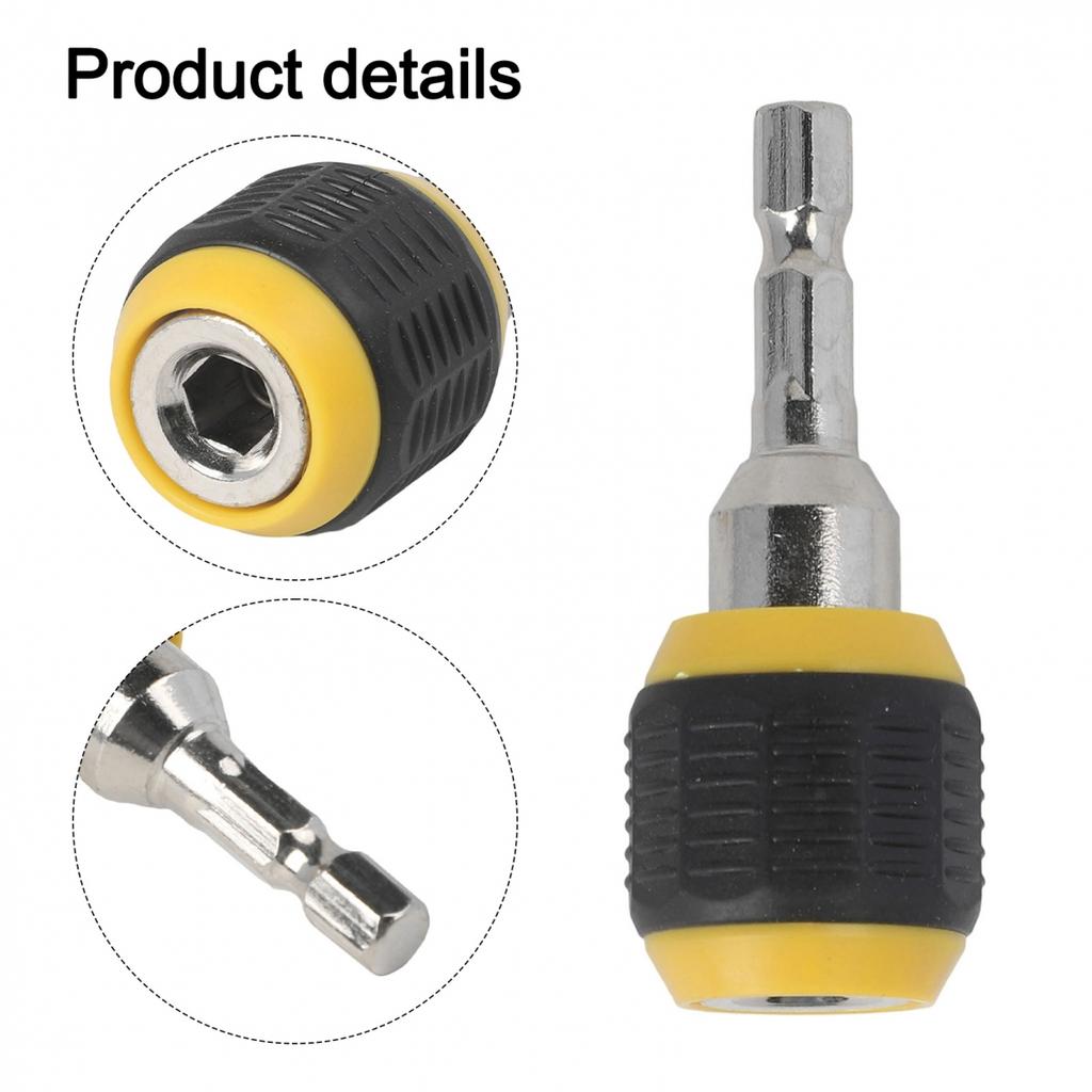 Quick Release Hex Connector for Electric Drill Compatible with 1/4 Inch Chuck