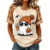 Women's Short Sleeve Raglan T-Shirt Round Neck Letter Print Casual Tee