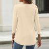 Women's Fashionable Casual Three-Quarter Sleeve 250th Anniversary Independence Day Print Neck Sweater