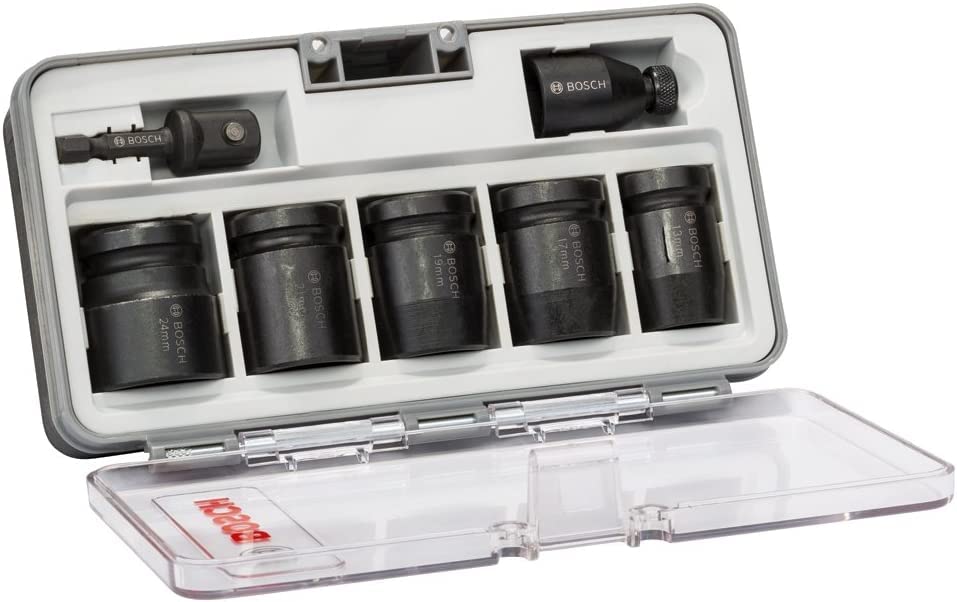 BOSCH Socket Set Inch Impact 7pcs Set 2608551029 Impact Wrench with Storage Case 1/2 (12.7mm) [Item]