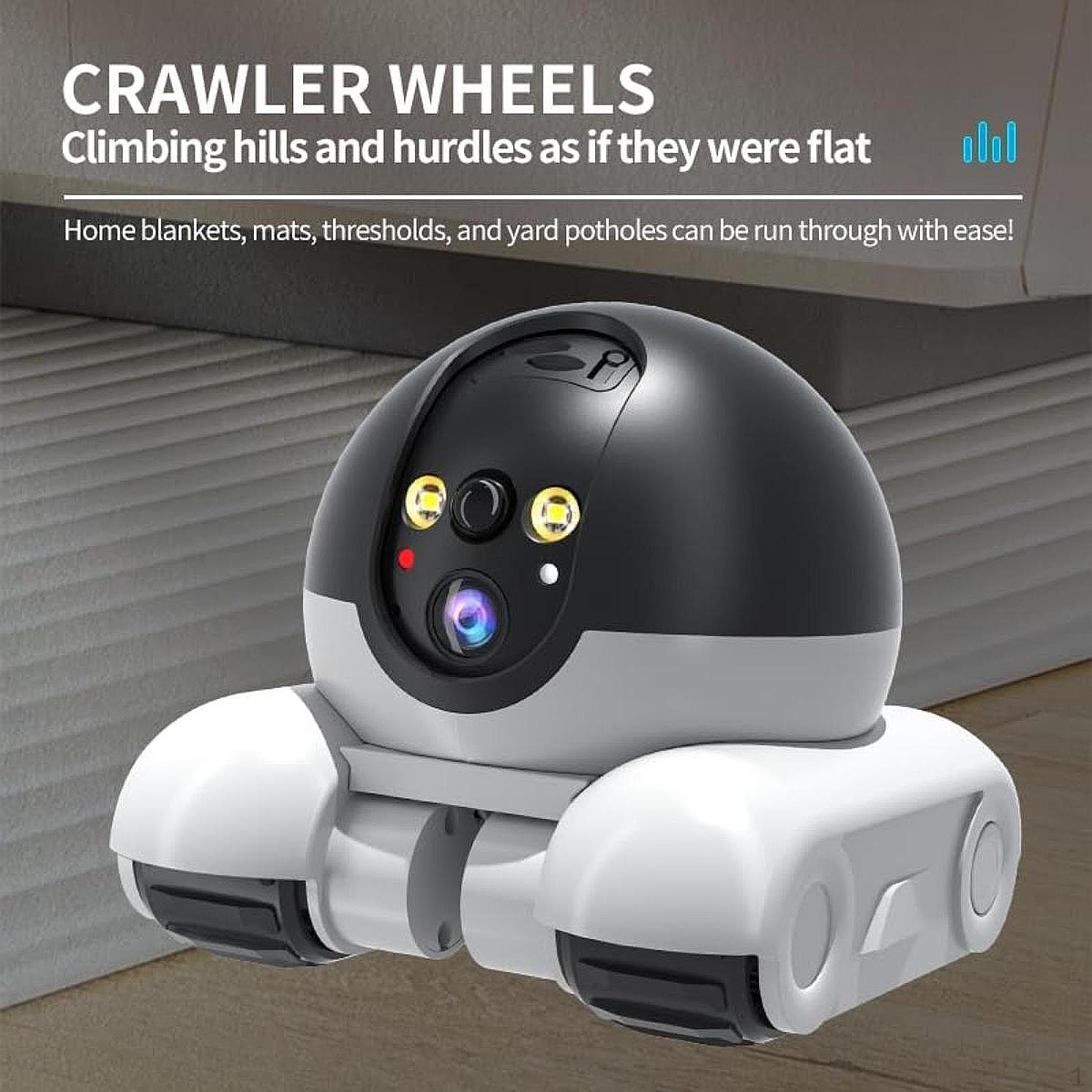

Robot Camera on Wheels Baby Security for Nursery Elder Bedroom