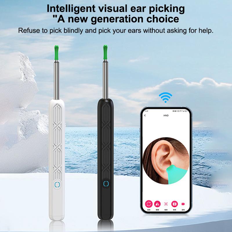 Hi-tech WiFi Enabled Ear Cleaner with Live Camera Feed & LED Light, ABS Material Construction, Conveniently Portable design
