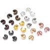 100pcs Open Crimp Beads Covers Crimp End Beads Stopper Spacer Beads For DIY Jewelry Making Findings Supplies quetschperlen