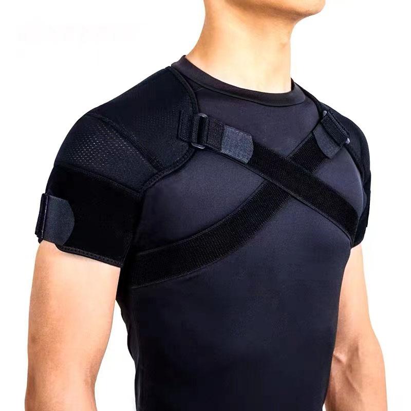 

Регулируемые спортивные лямки. Дышащие подплечники. Плечевая защита. Защита спины для баскетбола, волейбола.