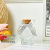 Creative Glass Bottle with Sand, Shells, Lucky Stars, Paper Cranes, and Rainbow Pentagrams