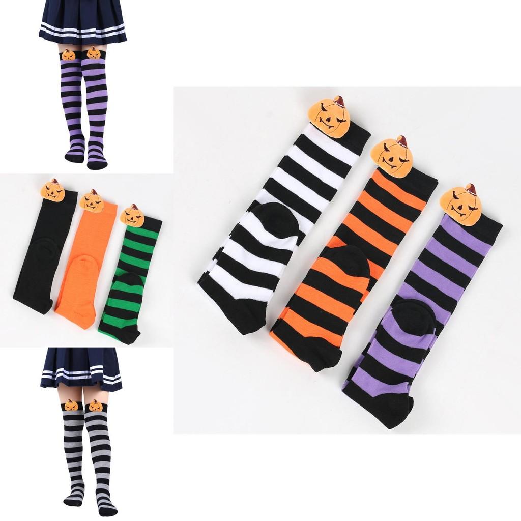 Polyesterová tkanina Dýňový démon Halloweenské ponožky Odolné proti oděru