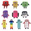 10x Numberblocks Plüschtiere Animierte Puppen