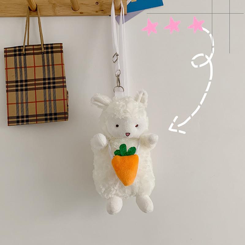 

Popular plush bag girls autumn and winter new trendy cartoon messenger bag cute lamb shoulder diagonal straddle bag average size