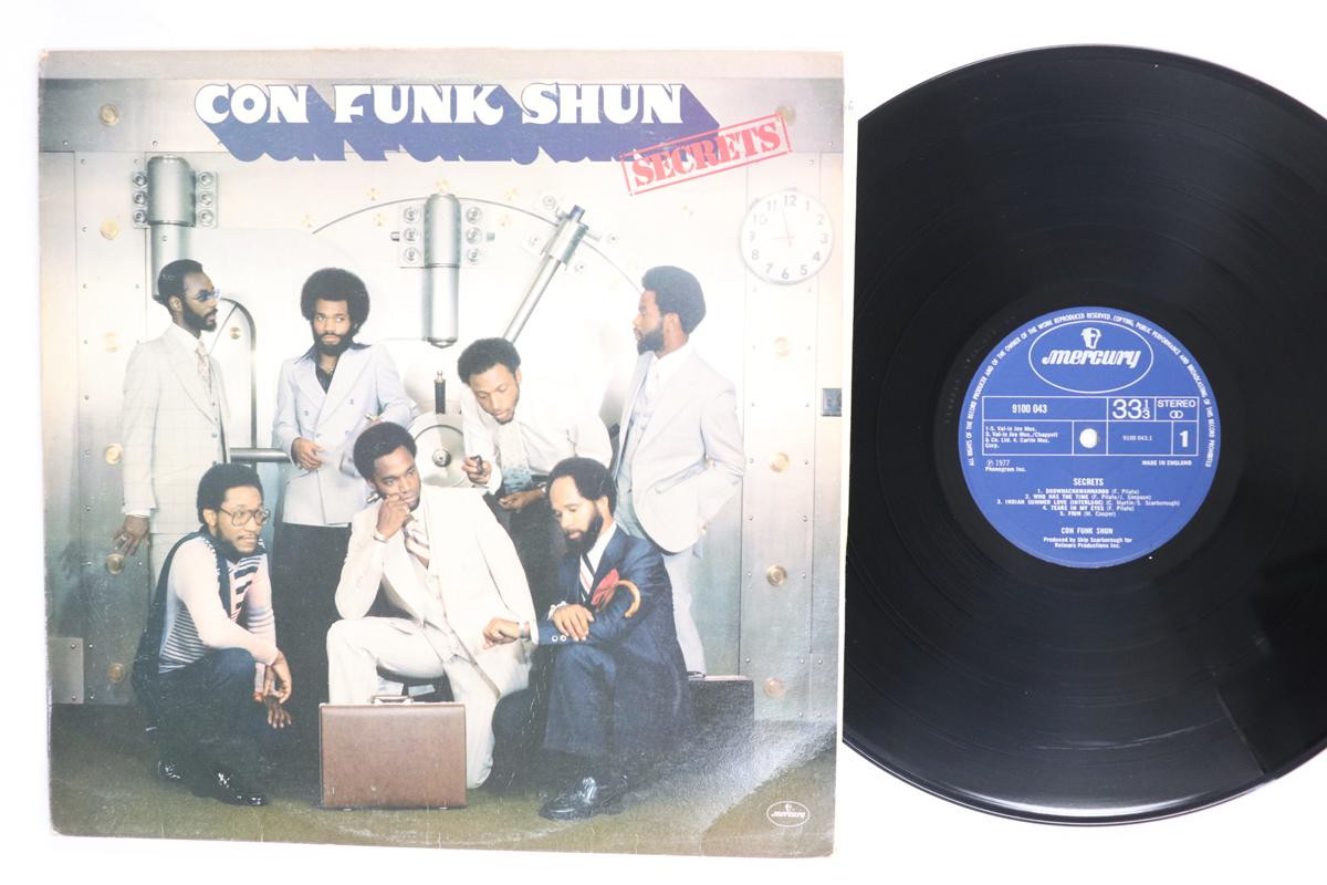 LP Record CON FUNK SHUN Secrets 9100043 MERCURY 1977 UK SoulFunk Used