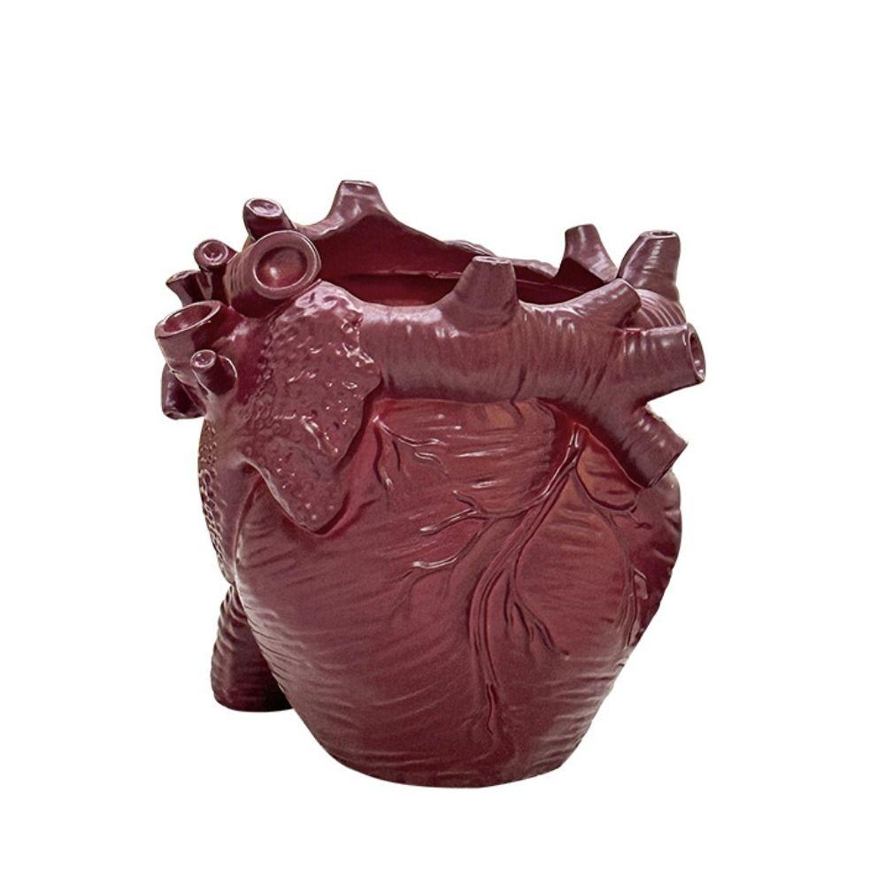 Vinyl Herz Kunst Stiftehalter Simulation Schreibtisch Stiftehalter Heim Kunstbedarf