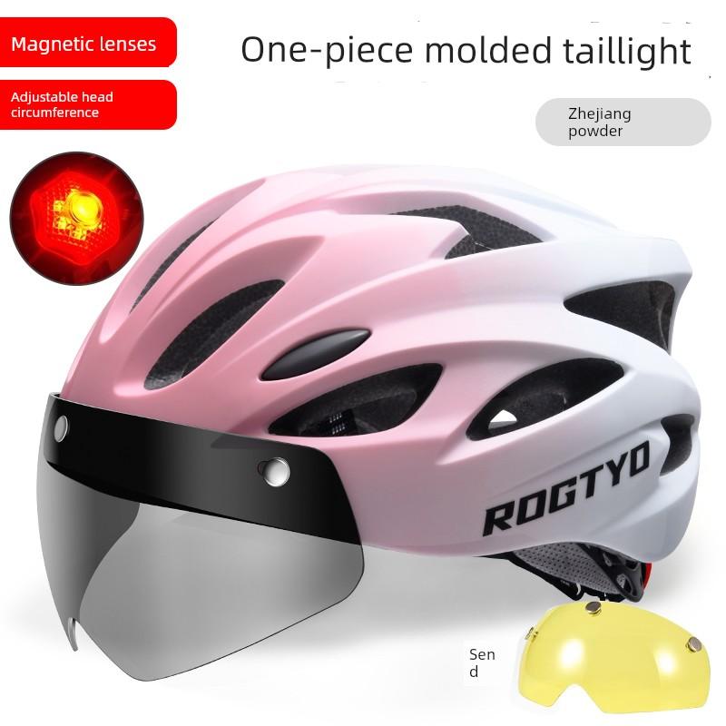 Men's and Women's Breathable Bicycle Goggles Helmet with Cycling