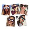 New Vintage Cat Eye Sunglasses Woman Retro  Cateye Shades Sun Glasses Gradient Mirror Plastic Frame Designer Oculos De Sol