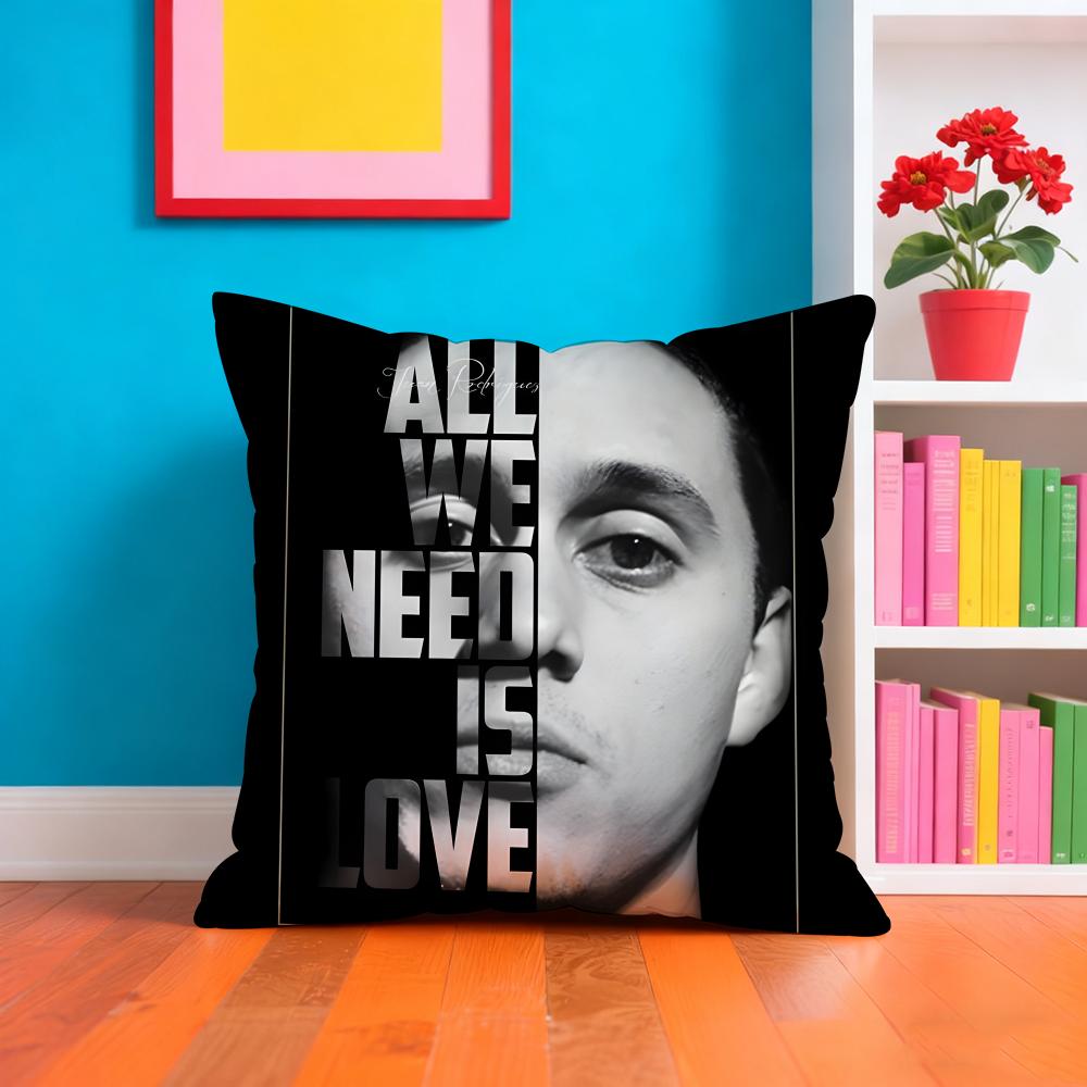 CCanserbero Singer Pillow Case Cushion Cover Soft  EasyWash Pillow Case  Versatile For Couch Bed Travel And Office