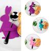 12pcs Cartoon Easter Fork Bag Non-Woven Fabric Cutlery Sleeve Bags Cute Cutlery Bags  Wedding