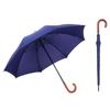 Tri-polar Automatic Large Wood Handle Straight Umbrella