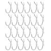 6/12/24Pcs Luminous Live Shrimp Fixing Hook Heavy Duty Metal Barbed Fishhook Freshwater Saltwater Catfish Bass Fishing Hook Fishing Accessories