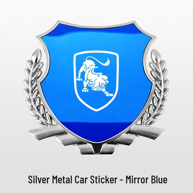 Metal Wheat Ear Side Emblem Sticker for Dongfeng Fengguang/Fengxing 580/370 S560/Fengshen Car Body Modification