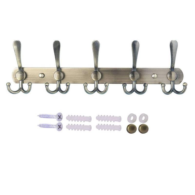 Mounted Wall White Heavy Duty Hanging Hook Bracket For Bathroom Hotel Back Door