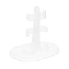 10pcs Plastic Transparent 12" Doll Stand Display Action Figure Show Leg Holder for 30cm Dolls,